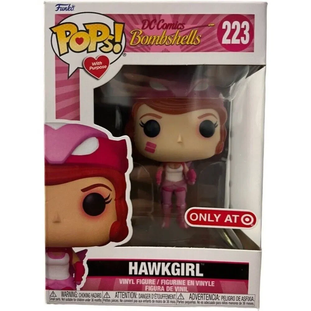 Funko POP! Hawkgirl Vinyl Figure 223 DC Comics Bombshells W Purpose 2021 NIB